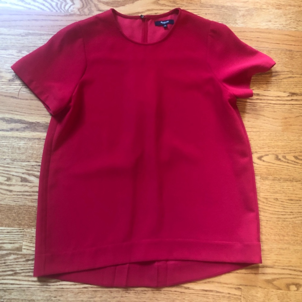 Madewell Women’s Top M Medium Red